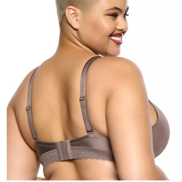 Paramour by Felina Gorgeous Memory Foam Contour Convertible T-Shirt Bra Black - Picture 9 of 9